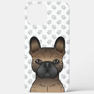 Brindle Franse Bulldog / Franse Bulldog Zacht Hond Case-Mate iPhone Case