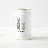 Brindle French Bulldog Dad Bierpul (Voorkant links)