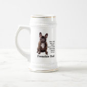 Brindle French Bulldog Dad Bierpul (Links)