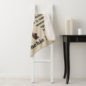 Brindle French Bulldog Dad Sherpa Deken (In situ)