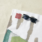 Brindle French Bulldog, Frenchie, Modern Strandlaken (In situ)