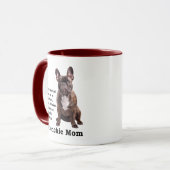 Brindle French Bulldog mama Mok (Voorkant links)