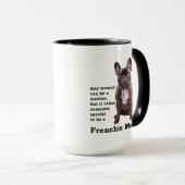 Brindle French Bulldog mama Mok (Voorkant rechts)