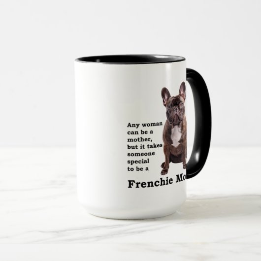Brindle French Bulldog mama Mok (Voorkant rechts)