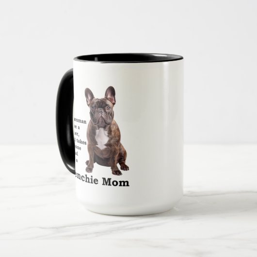 Brindle French Bulldog mama Mok (Voorkant links)