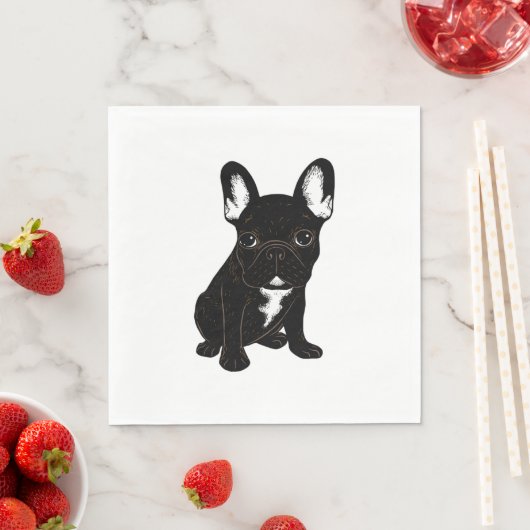 Brindle French Bulldog Servet (Insitu)