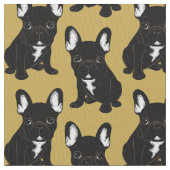 Brindle French Bulldog Stof (Close Up)