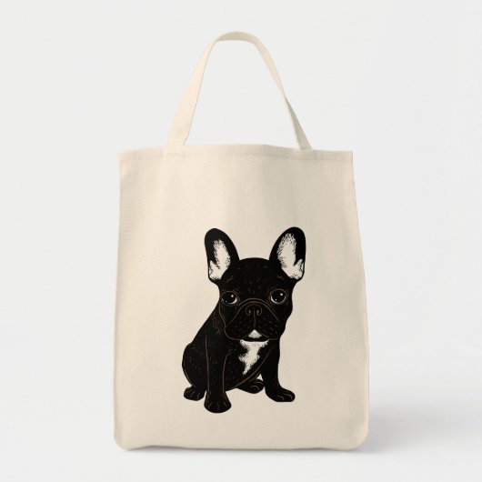 Brindle French Bulldog Tote Bag (Voorkant)