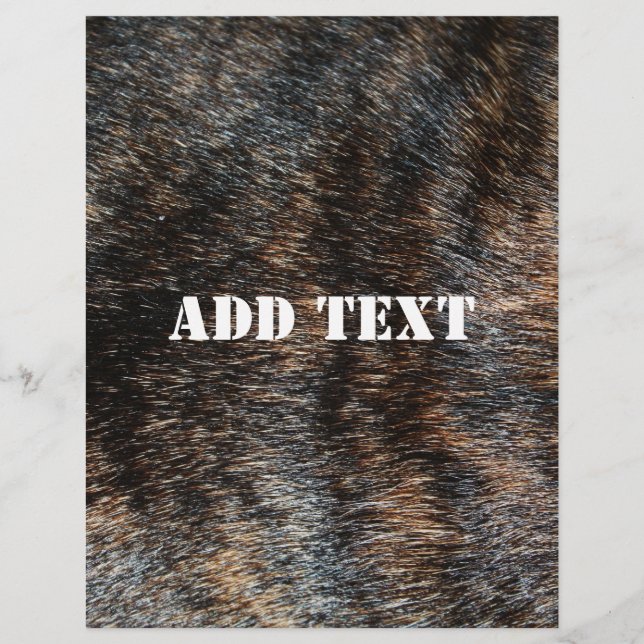 Brindle Fur Texture Camouflage (Voorkant)