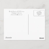 "Brindle Greyhound" Briefkaart van de Dog Art (Achterkant)