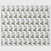 Brindle Greyhound Dog Art Cadeaupapier (Vlak)