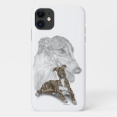 Brindle Greyhound Dog Art Case-Mate iPhone Case (Achterkant)