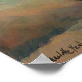 Brindle Greyhound Dog Art Poster (Hoek)