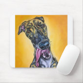 Brindle Greyhound Muismat (Met muis)