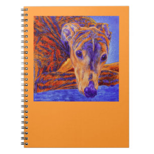 Brindle Greyhound Notitieboek - "Ace"