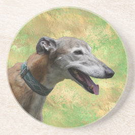 Brindle Greyhound Sandstone Onderzetter