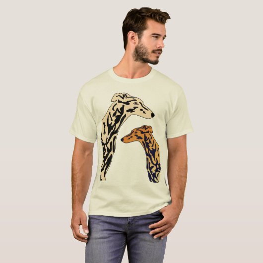 Brindle Greyhounds T-shirt (Voorkant volledig)