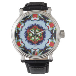 Brindle Kaleidoscope Horloge