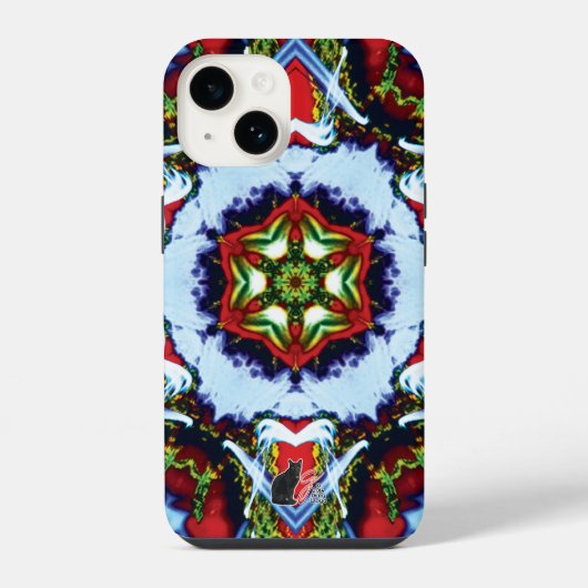 Brindle Kaleidoscope iPhone Hoesje (Achterkant)