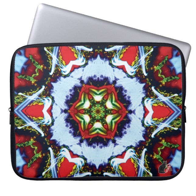 Brindle Kaleidoscope Laptop Sleeve (Voorkant)