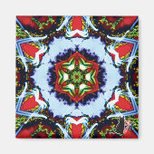Brindle Kaleidoscope Magnet (Voorkant)