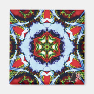 Brindle Kaleidoscope Magnet