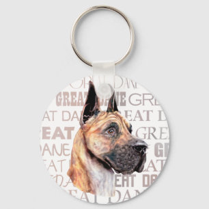 Brindle kleuren voor groot Show Sleutelhanger