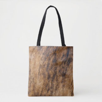 Brindle Koeienhuid Tote Bag
