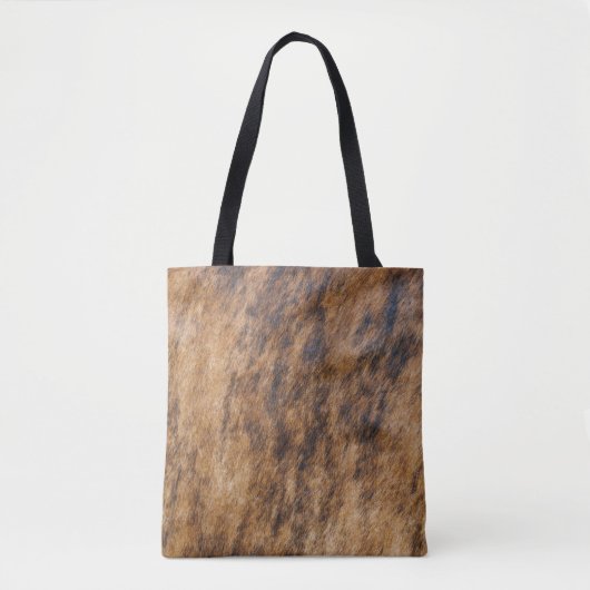 Brindle Koeienhuid Tote Bag (Voorkant)