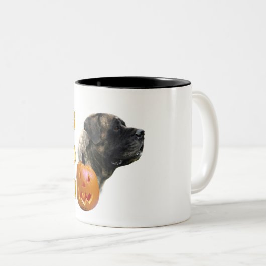 Brindle Mastiff Boo Mok (Voorkant rechts)