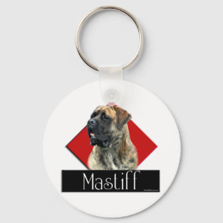 Brindle Mastiff Diamond Sleutelhanger