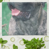 Brindle Mastiff Dog Kitchen Towel Theedoek (Gevouwen)