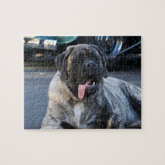 Brindle Mastiff Dog Legpuzzel (Horizontaal)
