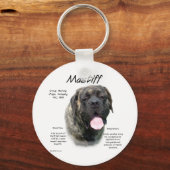 Brindle Mastiff Geschiedenis Sleutelhanger (Voorkant)