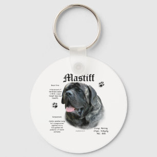 Brindle Mastiff History Sleutelhanger