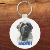 Brindle Mastiff Name Sleutelhanger (Voorkant)