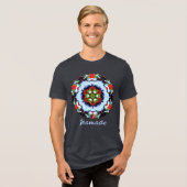 Brindle Namaste Kaleidoscope T-Shirt (Voorkant volledig)