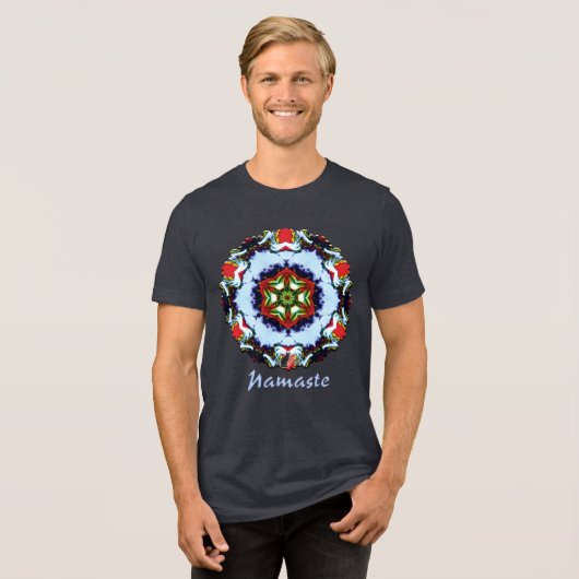 Brindle Namaste Kaleidoscope T-Shirt (Voorkant volledig)