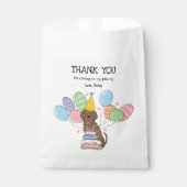 Brindle Napolitaanse Mastiff Hond Bedankzakje (Voorkant)