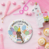 Brindle Napolitan Mastiff Dog Verjaardagsfeestje Papieren Bordje (Feest)