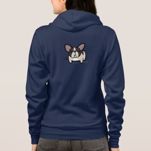 Brindle Pied Frenchie Hoodie (Achterkant)