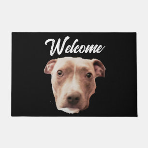 BRINDLE PIT BULL DEURMAT