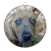 Brindle Pit Bull Puppy van Shirley Taylor Dartbord (Voorkant)