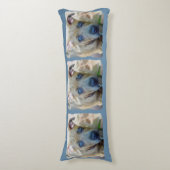 Brindle Pit Bull Puppy van Shirley Taylor Lichaamskussen (Voorkant Verticaal)