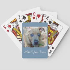 Brindle Pit Bull Puppy van Shirley Taylor Pokerkaarten