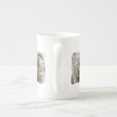 Brindle Pit Bull Puppy van Shirley Taylor Porselein Kop (Achterkant)