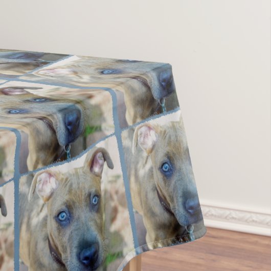 Brindle Pit Bull Puppy van Shirley Taylor Tafelkleed (Voorbeeld)