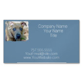 Brindle Pit Bull Puppy van Shirley Taylor Visitekaartje Magneet (Voorkant)