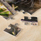 Brindle Puppy Chewing on Twig Legpuzzel (Zijkant)