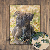 Brindle Puppy en Wilde Onion Legpuzzel